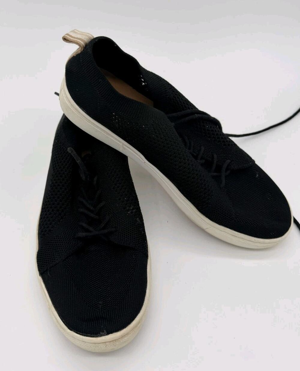 Torrid Knit Sneakers Shoes Womens Size 9 Black Lace Up